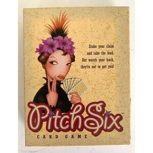 2002 Parker Bros. PITCH SIX Card Game Stake your claim! Complete